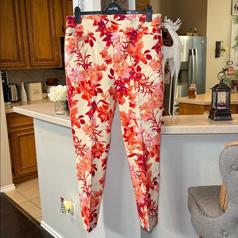 Chico’s Brigitte™ Slub Ankle Pants Tall - Picture 6 of 12